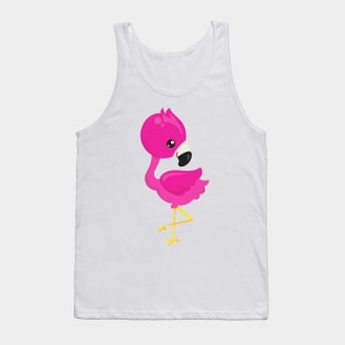 Cute Flamingo, Pink Flamingo, Baby Flamingo, Bird Tank Top